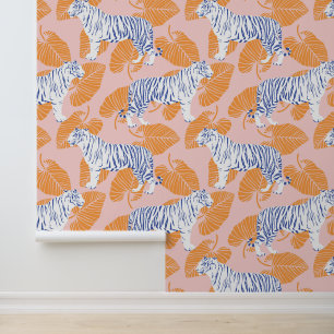 Bold Modern Big Cat Tiger  Wallpaper