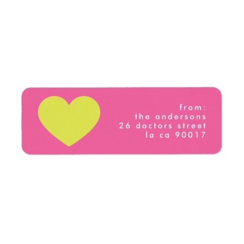 BOLD MODERN BRIGHT MERRY  christmas holiday Label