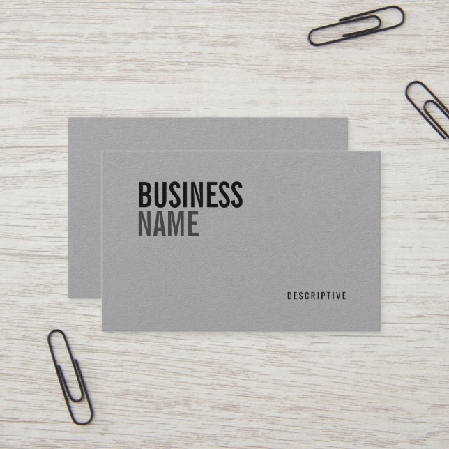Bold & Modern business & logo template - Card (Front/Back In Situ)