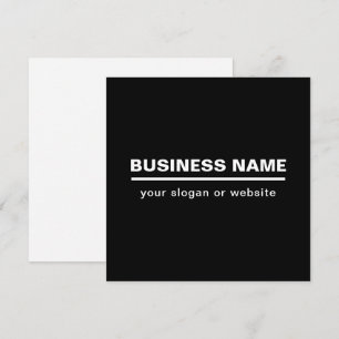 Bold Modern Business Name Template   B&W