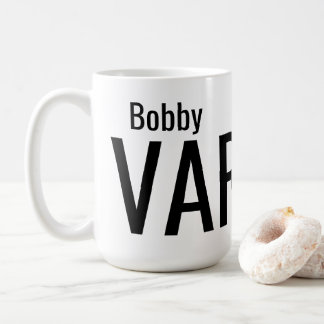 Bold Modern Personalized Name Coffee Mug
