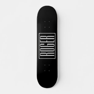 Céline Black x White Logo Skateboard 1CE1027 For Sale at 1stDibs