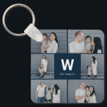 Bold Monogram Editable Color Custom Photo Keychain<br><div class="desc">Keep your keys safe and spectacular with a personalized keychain. Designed by Berry Berry Sweet,  Modern Stationery and Personalized Gifts. Visit our website at www.berryberrysweet.com to see our full product lines.</div>