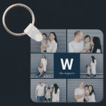 Bold Monogram Editable Color Custom Photo Keychain<br><div class="desc">Keep your keys safe and spectacular with a personalized keychain. Designed by Berry Berry Sweet,  Modern Stationery and Personalized Gifts. Visit our website at www.berryberrysweet.com to see our full product lines.</div>