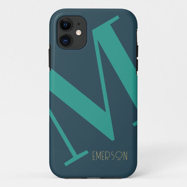 Bold Monogram Name Case-Mate iPhone Case (Back)