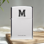 Bold Monogram Sport Zippo Lighter<br><div class="desc">Bold monogram.</div>