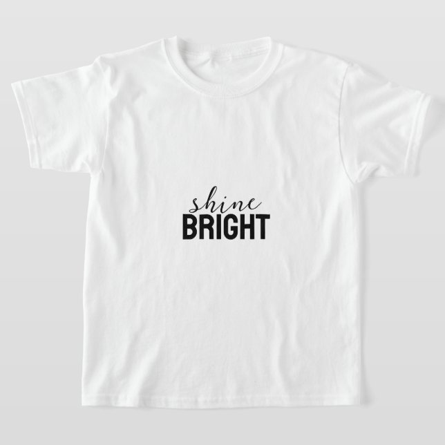 Bold Motivational Typography Poster – Modern Text  T-Shirt (Laydown)