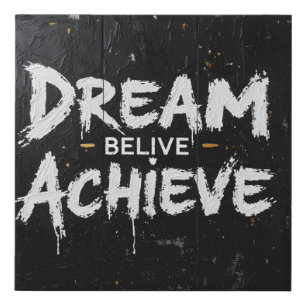 Bold Motivational Words Wall Art Canvas Print Fi