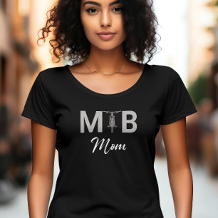 Bold MTB Mom for Mama Mother Mountain Biker T-Shirt