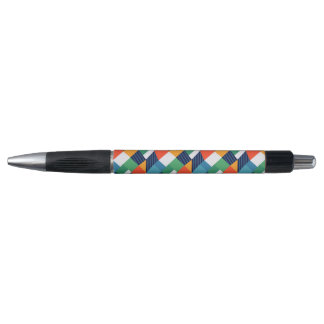 Bold Multicolour Geometric Abstract Pen