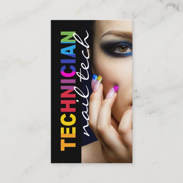 Nail Artist Business Card Visiting Card Stock Vector (Royalty Free)  1484061590 | Shutterstock