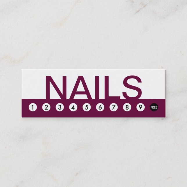 bold NAIL SALON customer loyalty (Front)