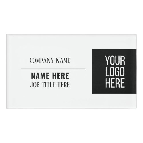 Bold Name Branding Company name Sales Branding Name Tag