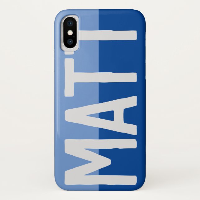 Bold Name Design. Case-Mate iPhone Case (Back)