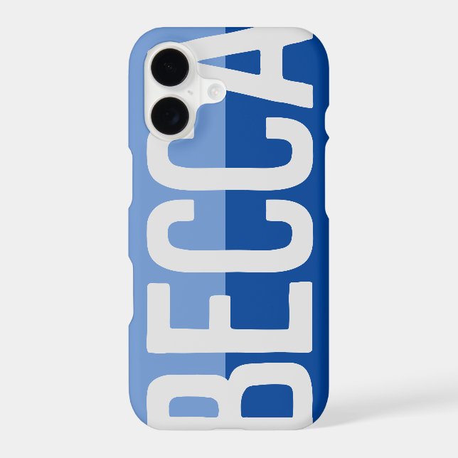 Bold Name Design. Iphone Case (Back)