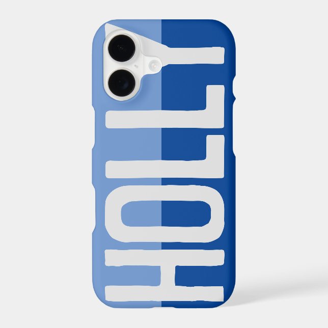 Bold Name Design. Iphone Case (Back)