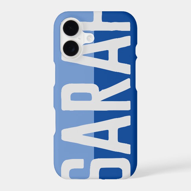 Bold Name Design. Iphone Case (Back)