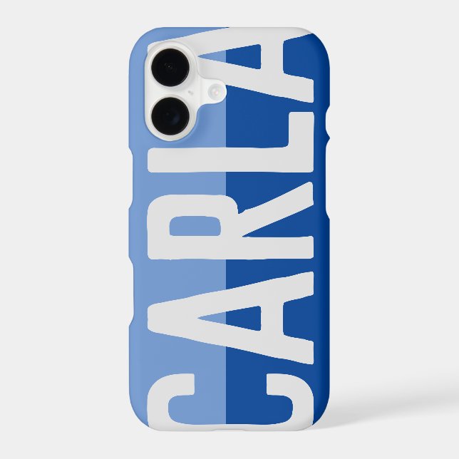 Bold Name Design. Iphone Case (Back)