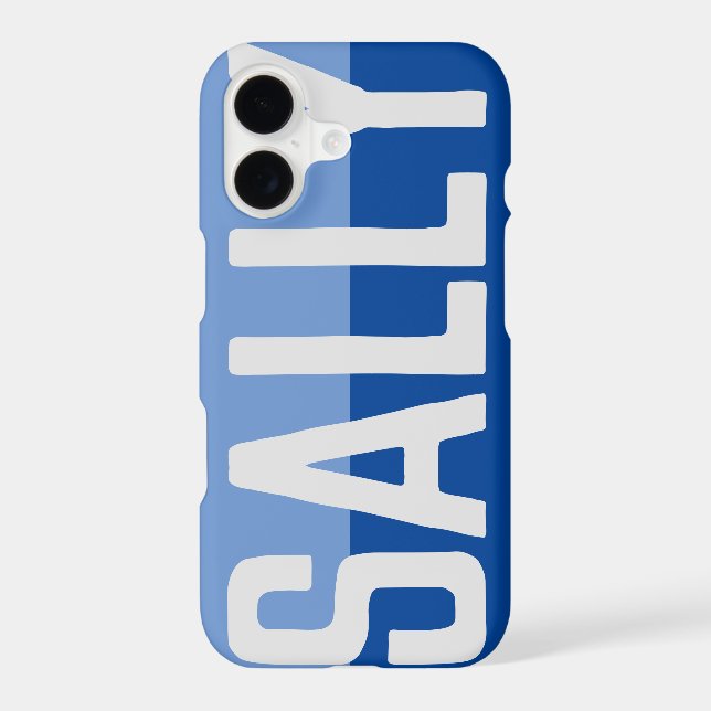 Bold Name Design. Iphone Case (Back)