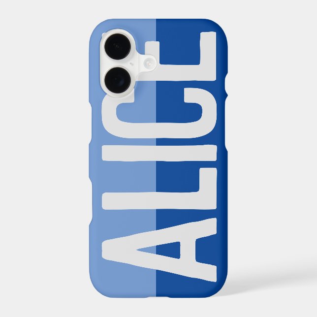 Bold Name Design. Iphone Case (Back)