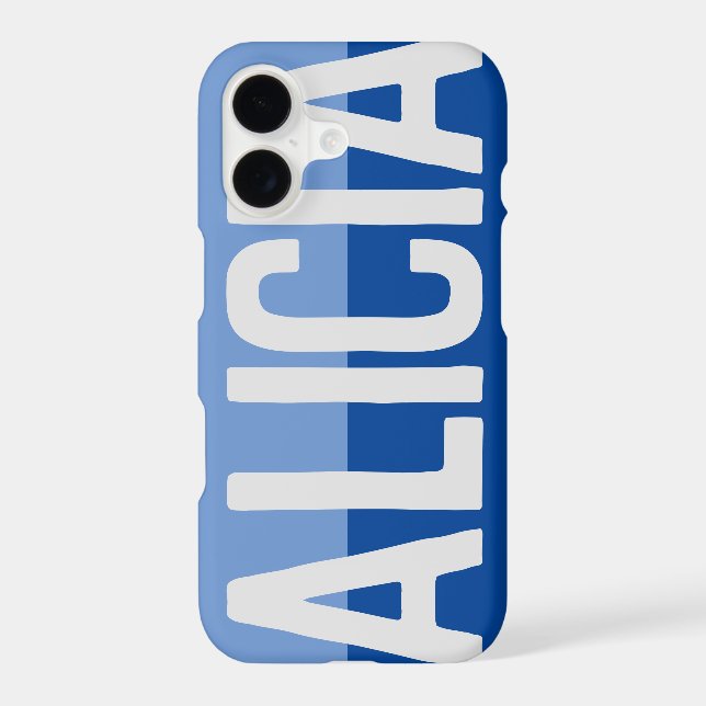 Bold Name Design. Iphone Case (Back)