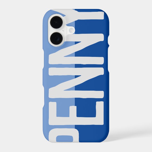 Bold Name Design. Iphone Case (Back)