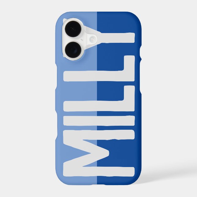 Bold Name Design. Iphone Case (Back)