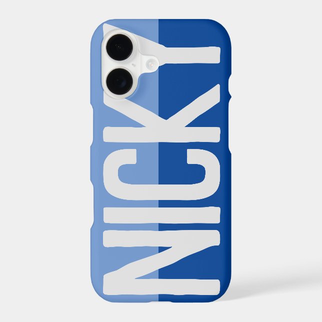 Bold Name Design. Iphone Case (Back)