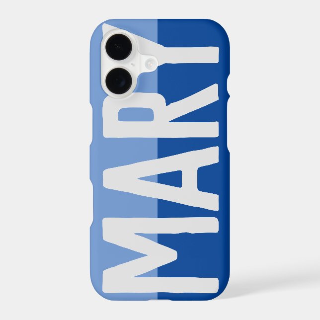 Bold Name Design. Iphone Case (Back)