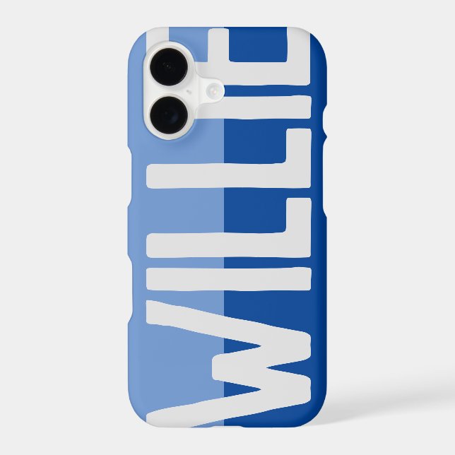 Bold Name Design. Iphone Case (Back)