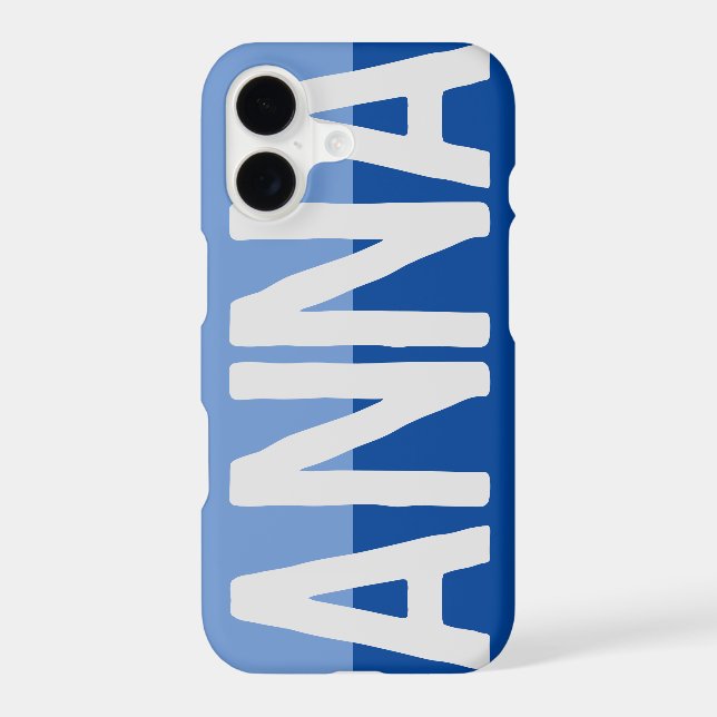 Bold Name Design. Iphone Case (Back)