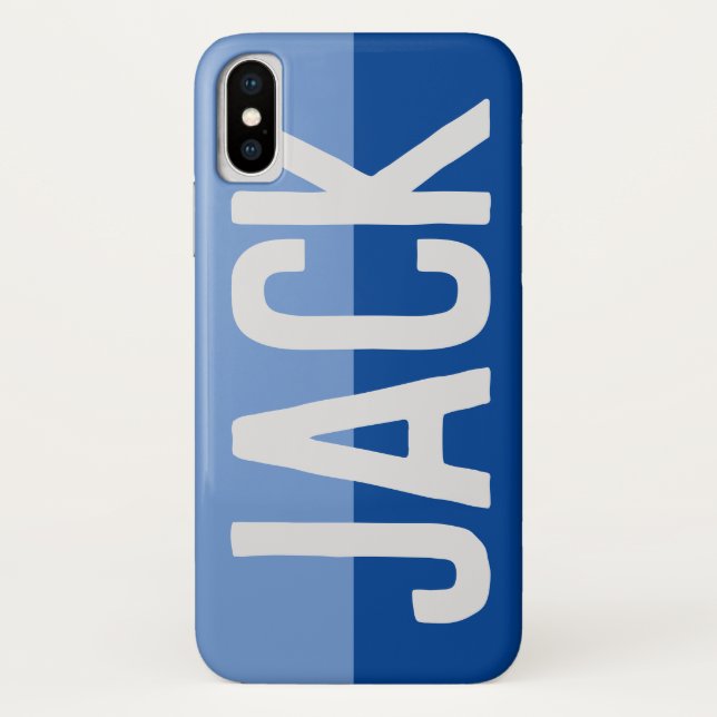 Bold Name Design - Jack Case-Mate iPhone Case (Back)