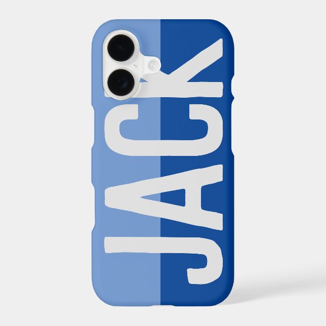 Bold Name Design - Jack Iphone Case (Back)