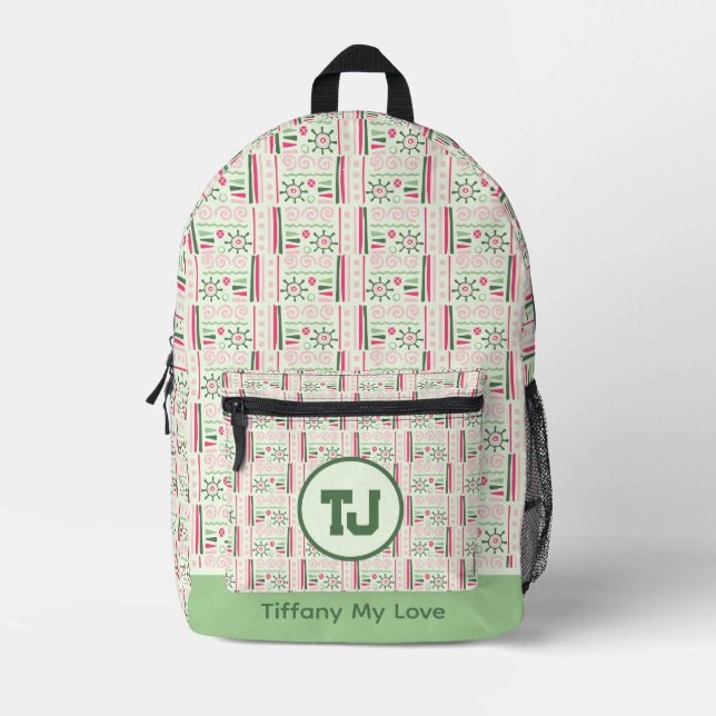 Bold Name Favor Gift Backpack For Kids (Front)