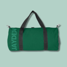 Bold Name Gym | Monogram Men & Women Duffle Bag
