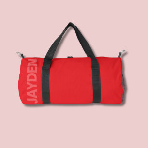 Bold Name Gym Monogram Men & Women Duffle Bag
