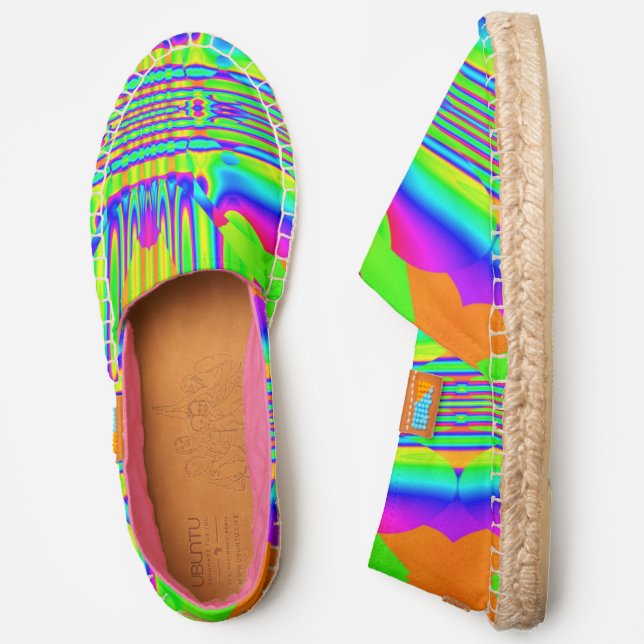 Bold Neon Espadrilles (Side)