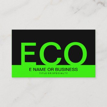 Bold Neon Greenmonograms Business Card by asyrum at Zazzle