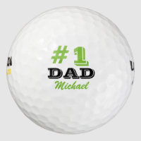 Bold Number 1 Dad Golf Balls