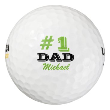 Bold Number 1 Dad Golf Balls