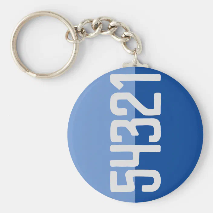 Key Fobs Key Rings Choose Your Numbers Key Tags Any Numbers 