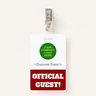 Bold "OFFICIAL GUEST!" Badge