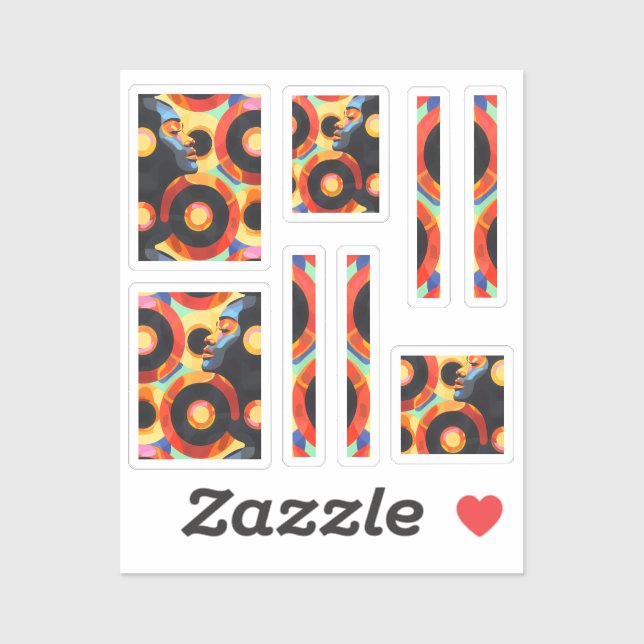 Bold Orange Sticker (Sheet)