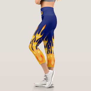 blue flame leggings
