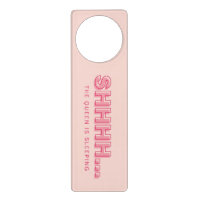 Bold Outline Shhhh Do not disturb