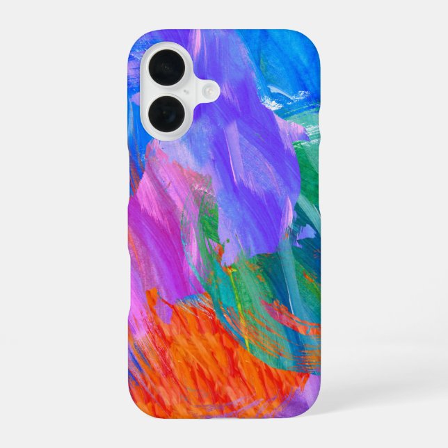 Bold Paint Abstract Iphone Case (Back)