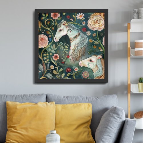 Bold Painted Horses Poster