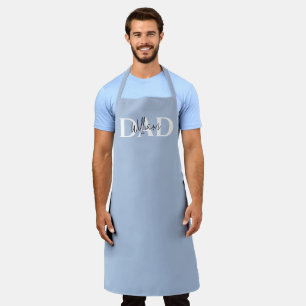 Bold Pastel DAD Modern Father’s Day Gift Apron
