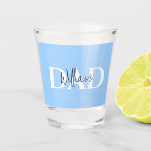Bold Pastel DAD Modern Father’s Day Gift Shot Glass