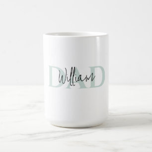 Bold Pastel DAD Mug   Modern Father’s Day Gift